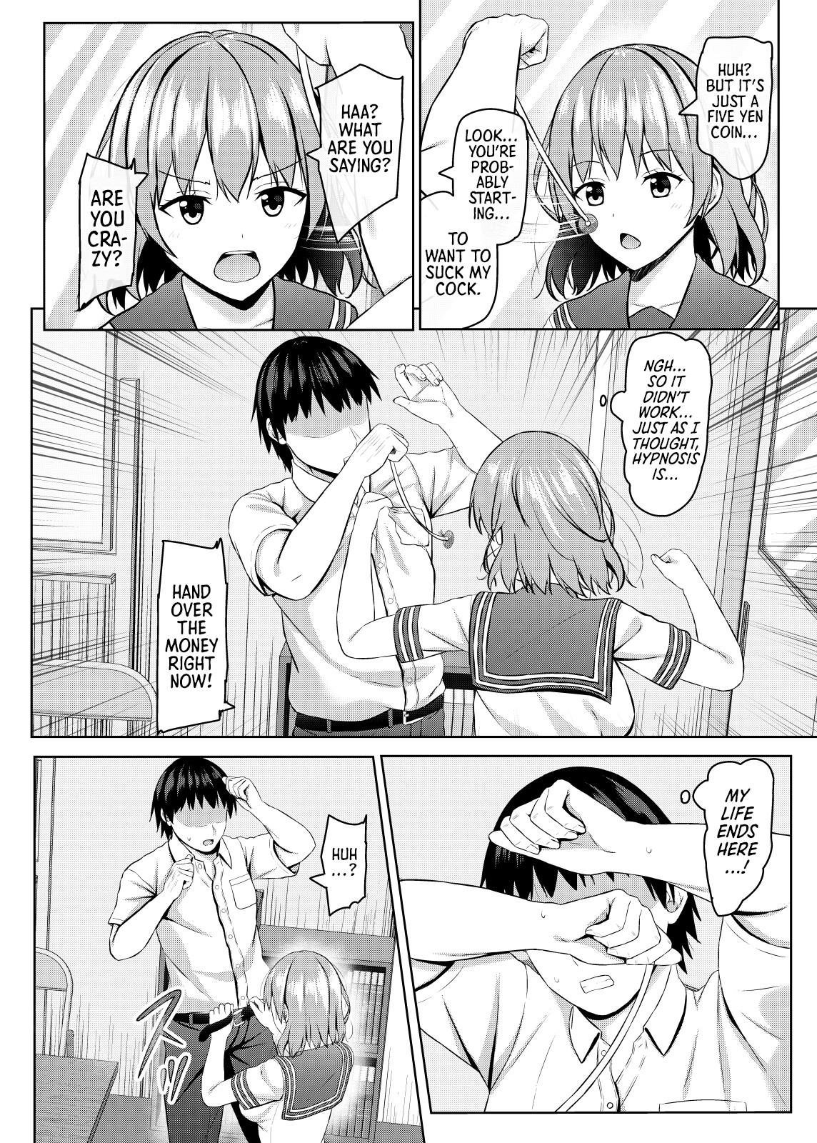 Hentai Manga Comic-Hypnotizing a Cheeky Student from an All Girls School!-Read-14